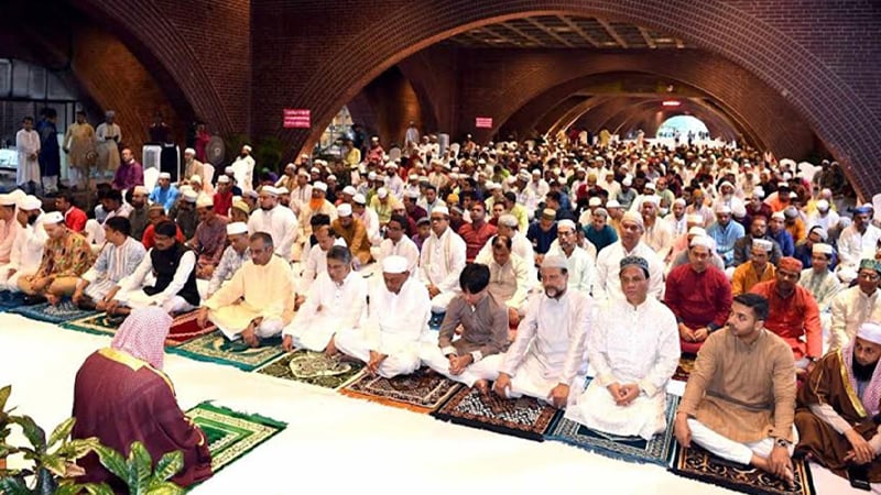 সংসদ ভবনের দক্ষিণ প্লাজায় ঈদের জামাত সকাল ৮টায়